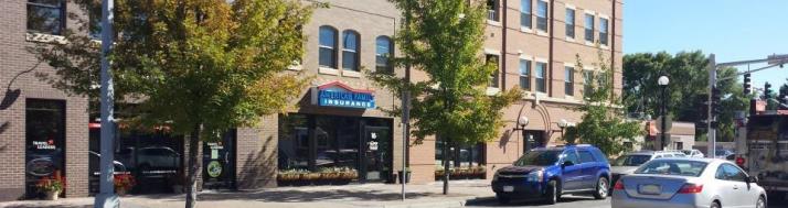 Example of nice facade in downtown Moorhead