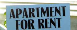 apartment for rent sign