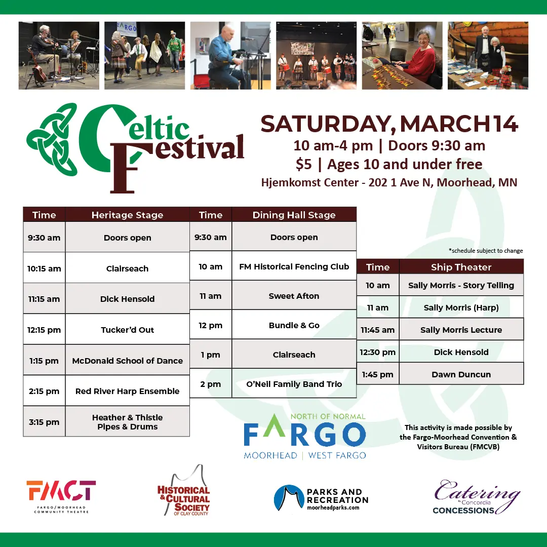 Celtic Fling 2027 Schedule
