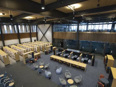 A birds eye view of the spark center