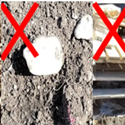 Non-acceptable forms of materials