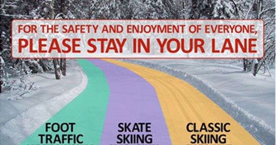 Trail Etiquette Sign