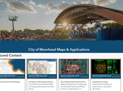 Image example of different GIS maps