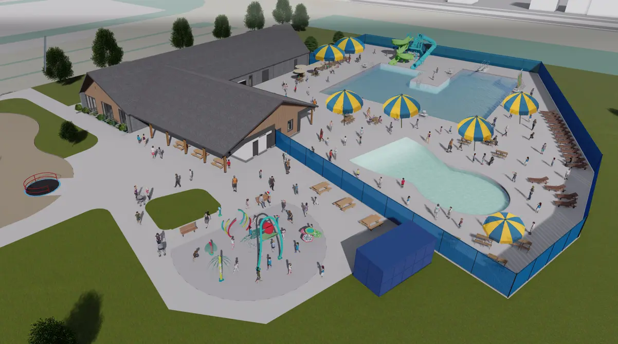 New Pool Facility Rendering